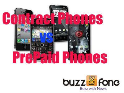 contract and prepaid phones